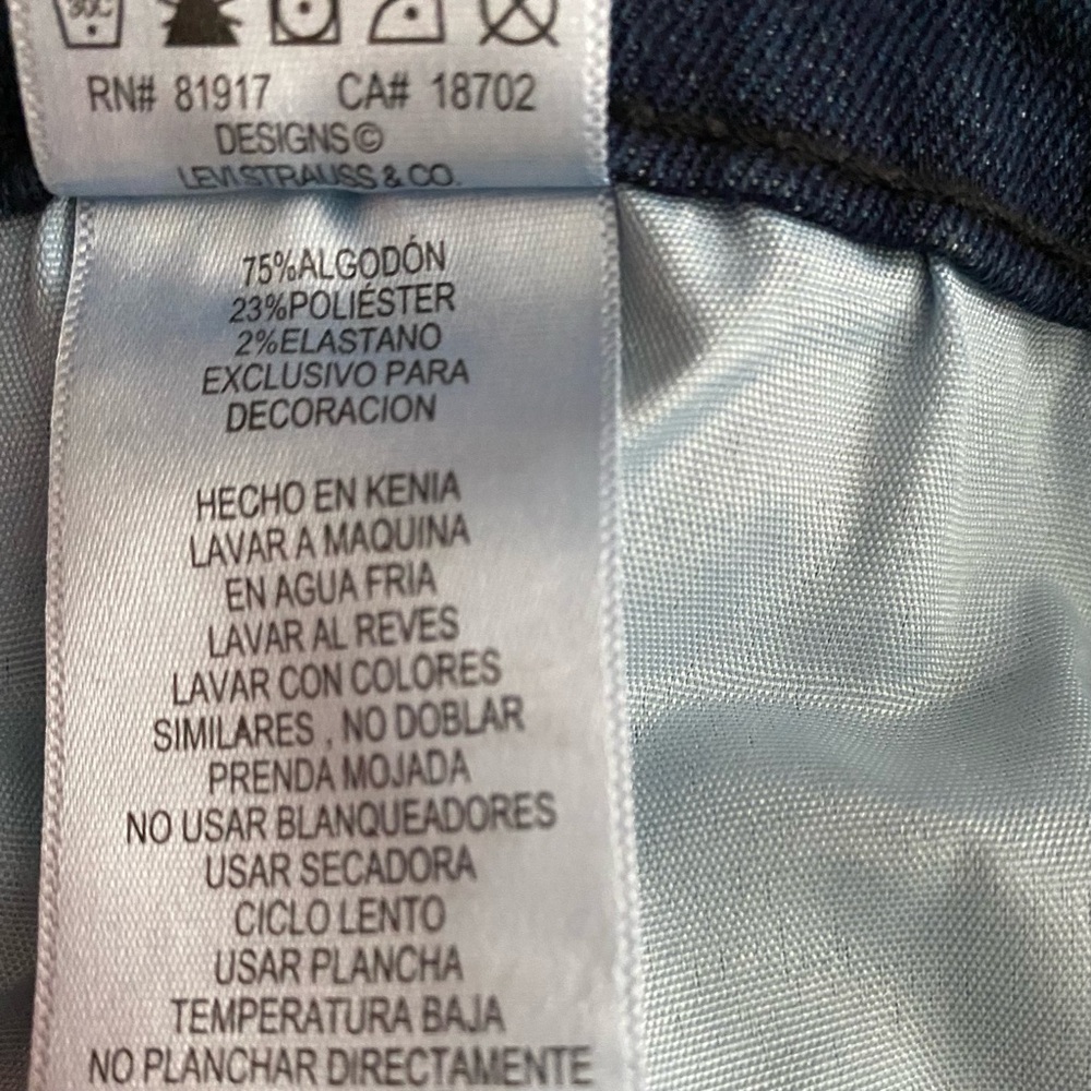 Levi’s 511 Slim Size 14 Reg Blue Jeans - Picture 9 of 11